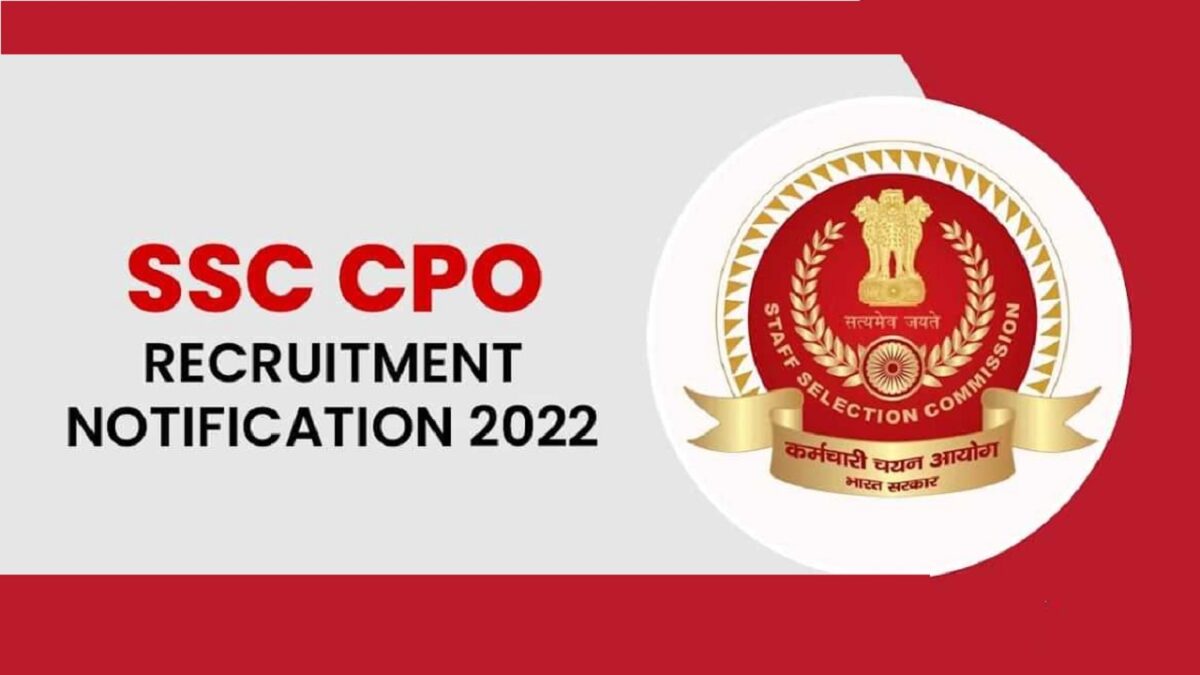 ssc cpo si recruitment