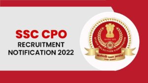 ssc cpo si recruitment