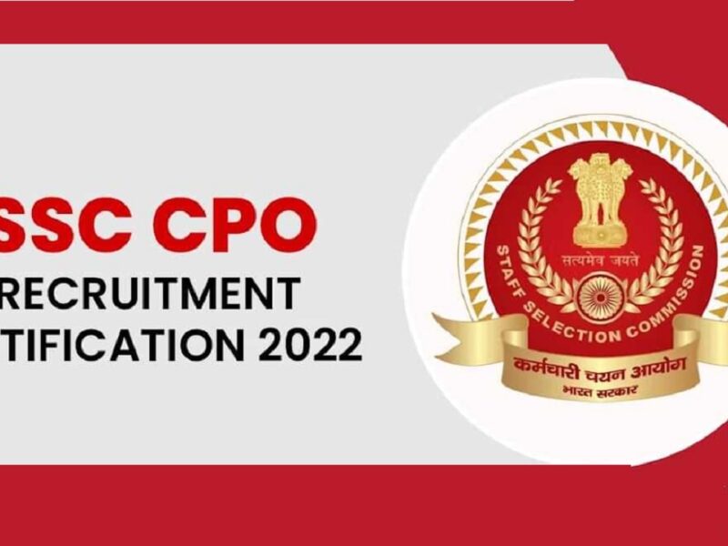 ssc cpo si recruitment