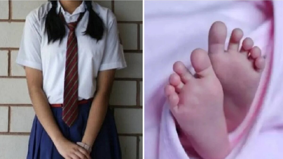 student gives birth to a child