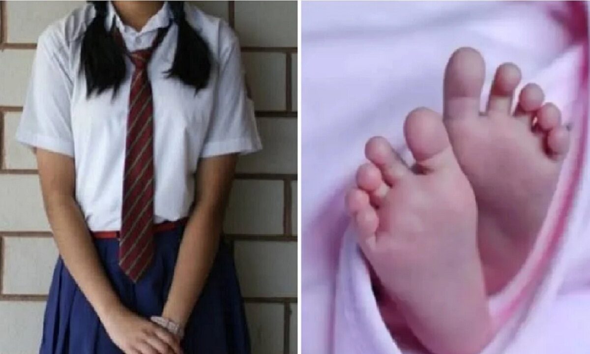 student gives birth to a child