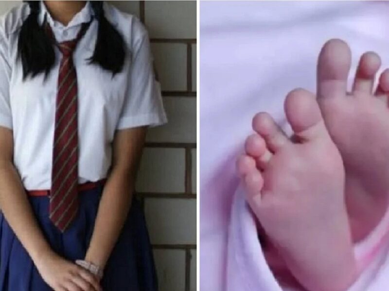 student gives birth to a child