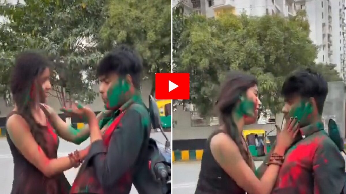 viral video on scooty