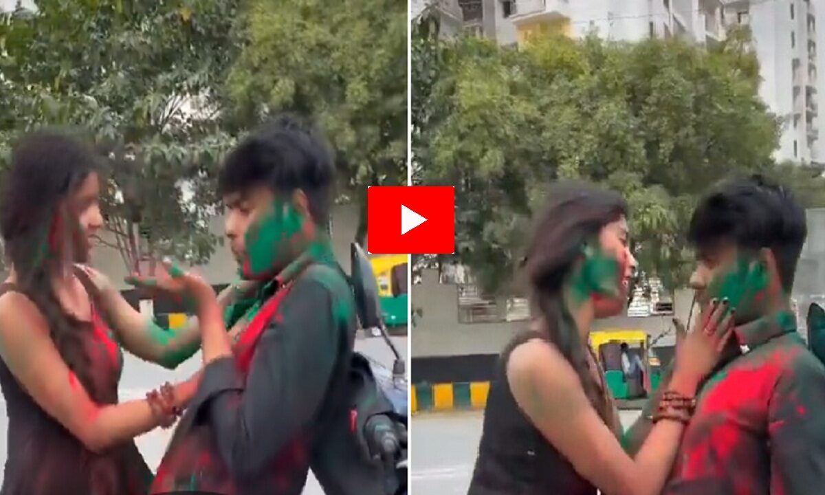 viral video on scooty