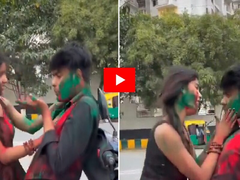 viral video on scooty