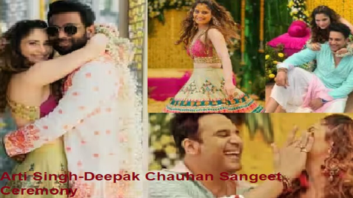 Arti Singh-Deepak Chauhan Sangeet Ceremony