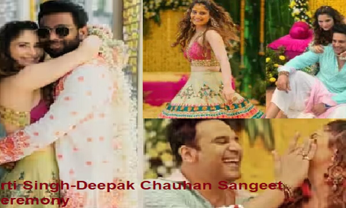 Arti Singh-Deepak Chauhan Sangeet Ceremony