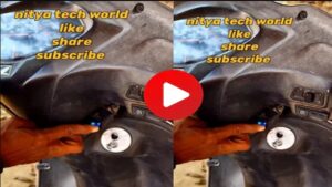 Keyless scooter starts with just finger touch