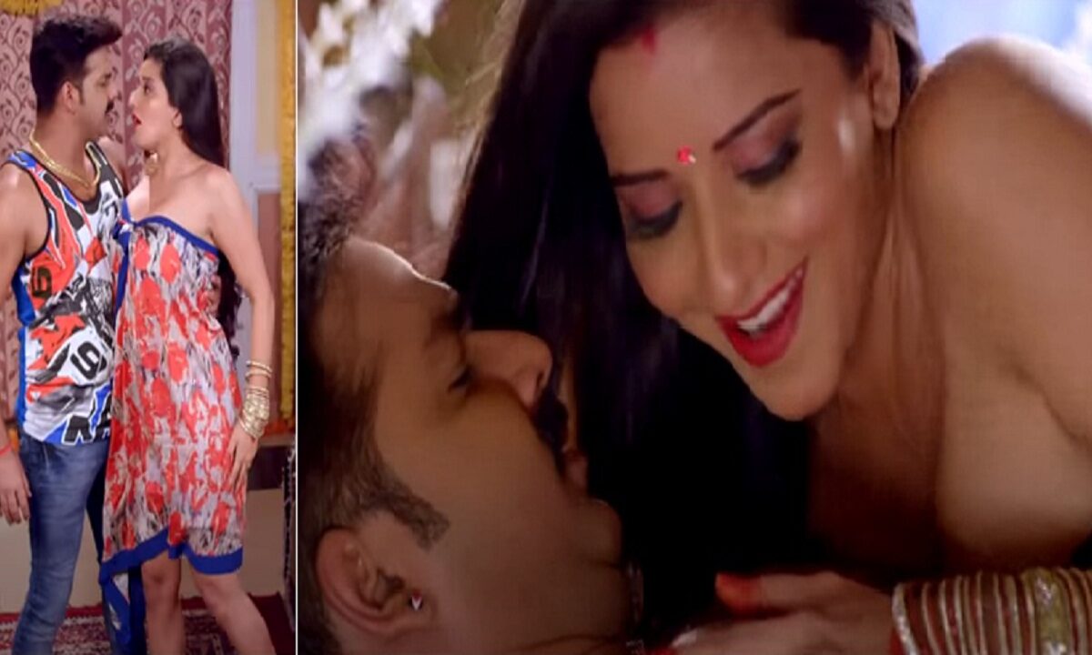 Pawan Singh and Monalisa viral video