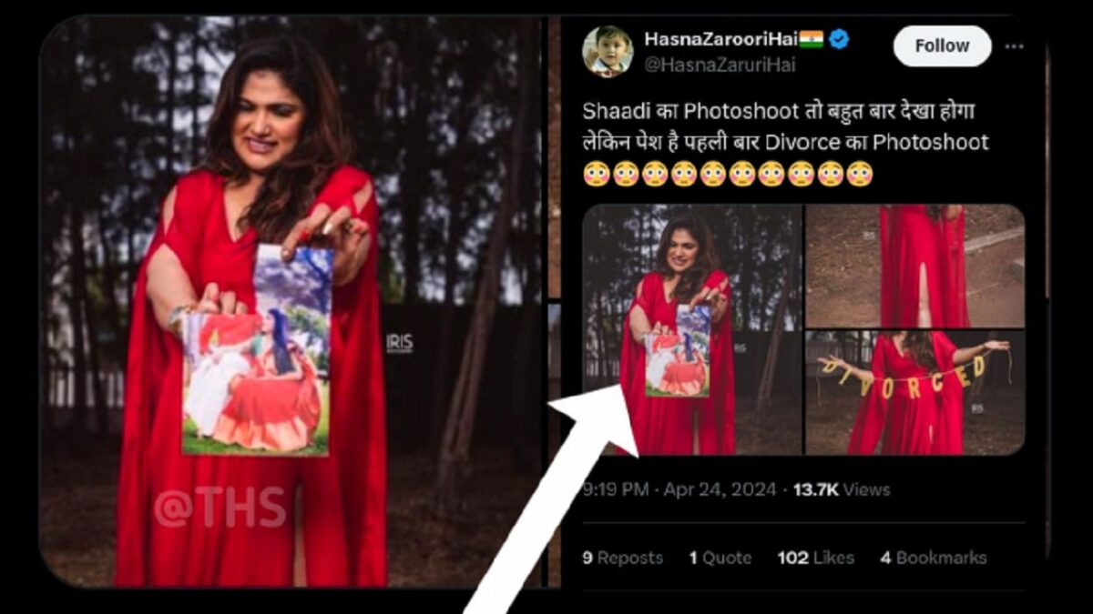 Viral Divorce Photoshoot