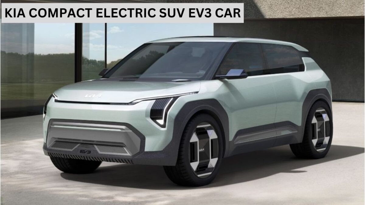 KIA compact electric SUV EV3 car