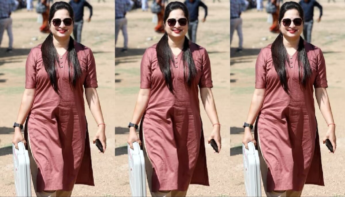 MP Polling Officer Sushila Kanesh Viral Photos