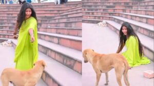 Girl Made Disgusting Reel With Dog