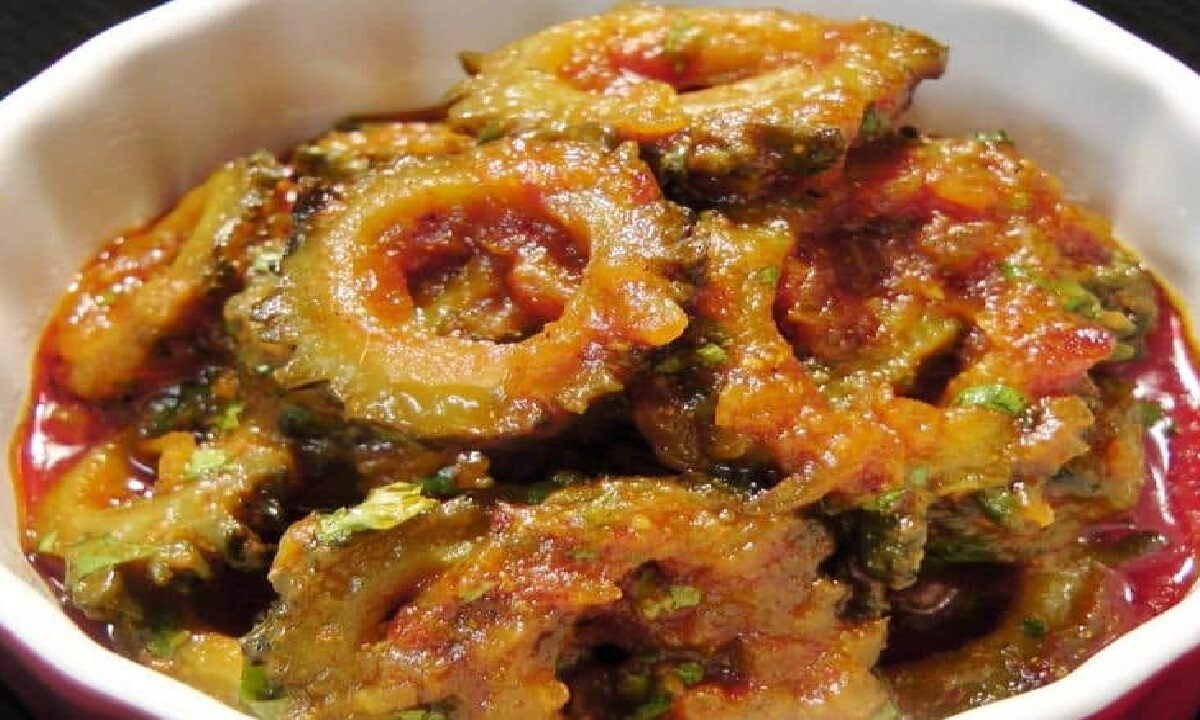 How To Make South Indian Style Spicy Bitter Gourd