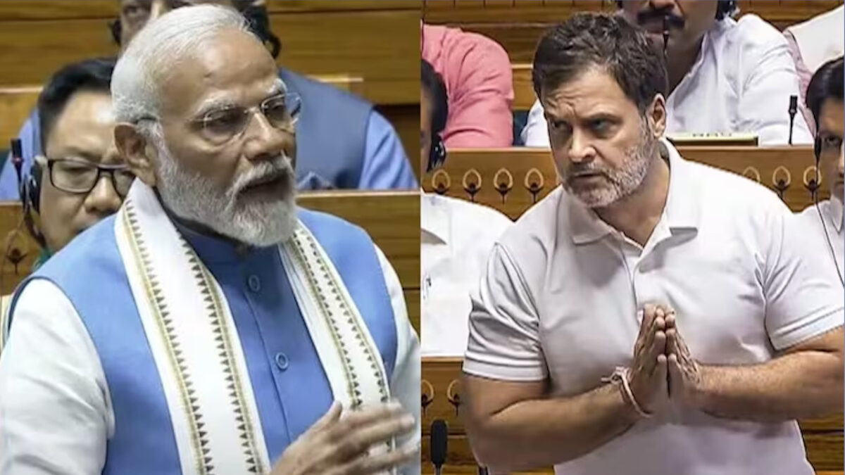 rahul gandhi and modi