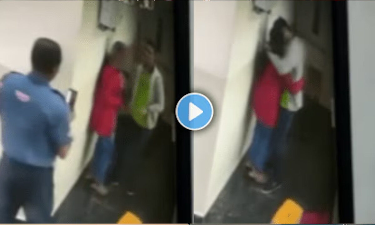 viral video of woman