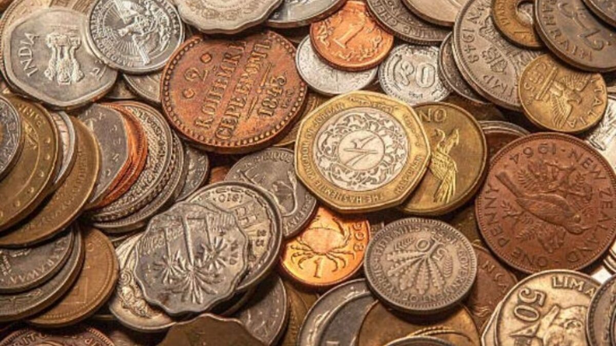 old notes and coin