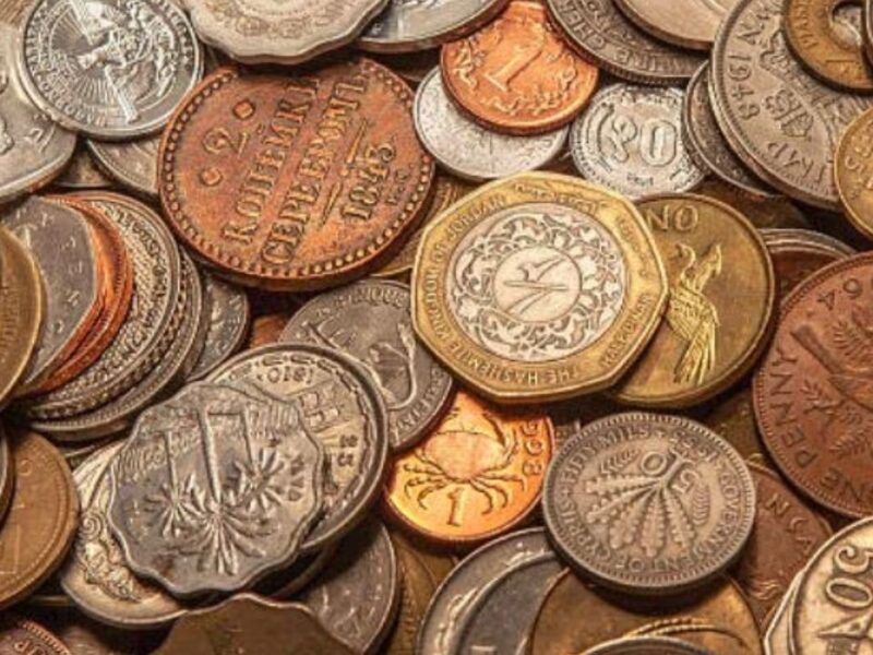 old notes and coin