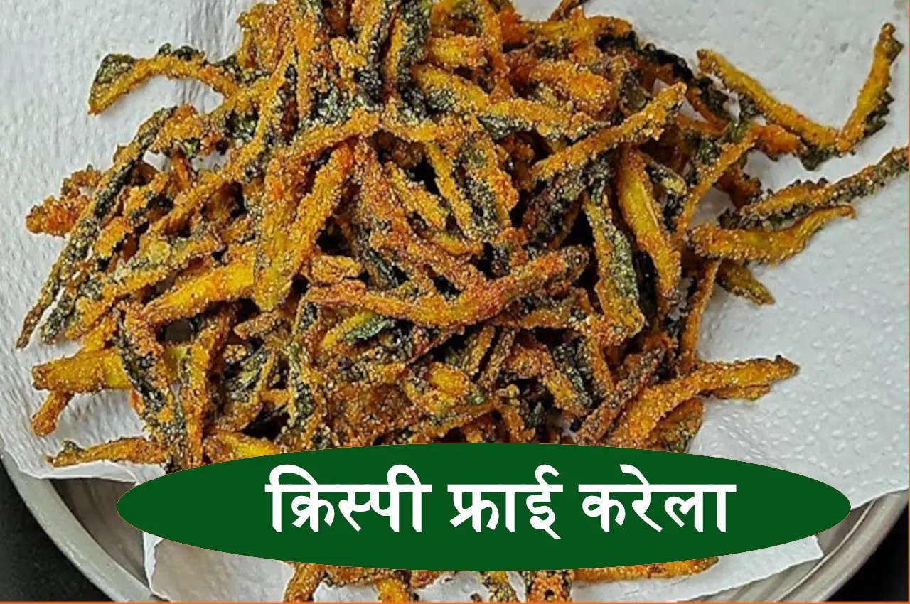 Crispy fried karela
