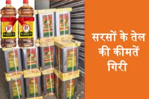 Sarso Oil price: सरसों के तेल की कीमतें गिरी औंधे मुंह, एक दिन में 54 रुपए कम हुआ